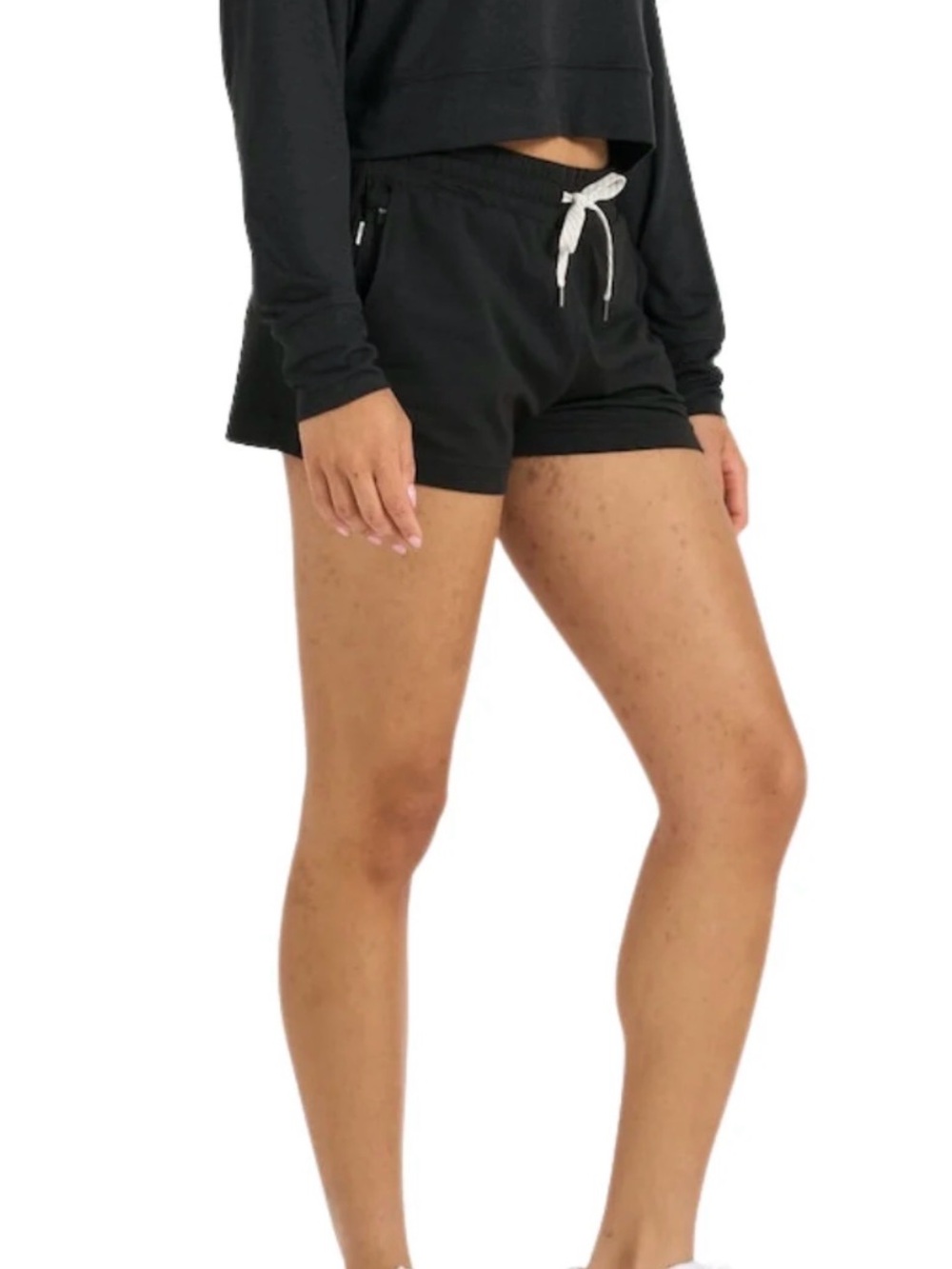 Vuori Halo 2.0 Shorts Womens XS Black Performance Pocket Lounge VW3062